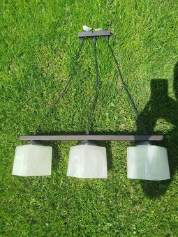 Prodám závěsný lustr (3)+Led žárovky - 6