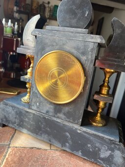 Starožitné krbové hodiny - 6