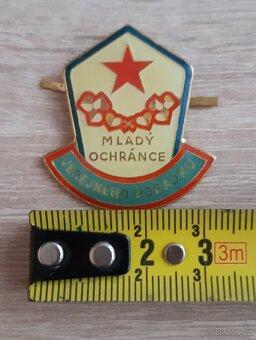 ODZNAK A NÁŠIVKA MLADÝ OCHRÁNCE VEŘEJNÉHO POŘÁDKU - 6