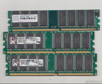 Prodám paměti DDR DDR2 DDR3 2GB 1GB 512MB do PC i notebooku - 6