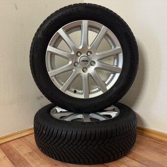 VW / ŠKODA 5x100 R16 ET45+CELOROČNÍ 195/60R16 7,5m - 6