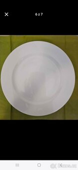 4 mělké + 4 hluboké talíře BANQUET - porcelán - 6