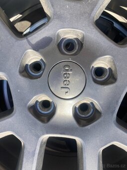 4x ALU R18x7,5 rozteč 5x127 JEEP nové zimní pneu - 6