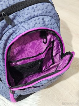 Studentský batoh dívčí bagmasters digital blue pin - 6