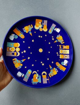 Nádherný porcelánový dekorační talíř od Sodahl "Bethlehem" - 6