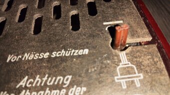 Prodám bakelitové starožitné rádio Hornyphon W147U . - 6
