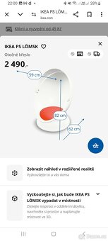 Otočné křesílko Ikea - 6
