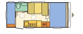 ADRIA Aviva 490- palandy - velká lednice -NEJETÝ-odpočet DPH - 6