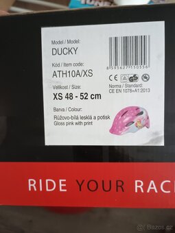 Dívčí cyklistická přilba R2 vel 48-52cm - 6