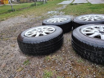 Prodám ALU kola rozteč 5x100 R15 ET 35 s letním pneu 195/65 - 6