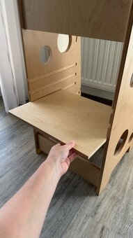 Rostoucí učicí věž 3v1 Elis Design – Bublina MAX (75 cm) - 6