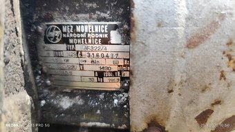Stavební vrátek s převodovkou 1,5KW 380V - 6