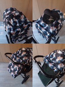 Stříška Baby Jogger summit x3, ceny OD, šití na zakázku - 6