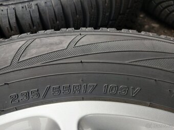 Prodám sadu Orig ALU kol Jeep 235/55R17 zimní - 6