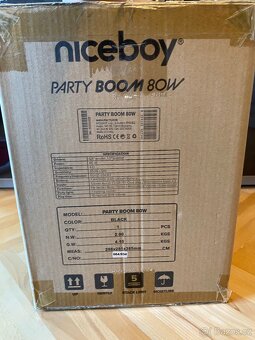 Niceboy reprák party boom 80w nový - 6