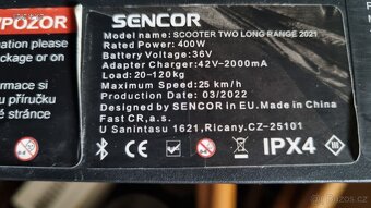 Elektrická koloběžka  SENCOR - 6