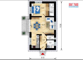 Prodej rodinného domu na klíč. pozemek 1081m²,Újezd nade Mží - 6