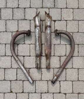 Jawa 250 perak, kyvacka - výfuky - 6