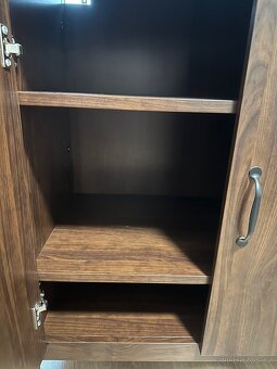 Skříňka- tmavý ořech - 6