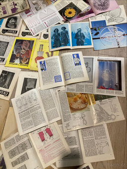 Hromada publikací-háčkování,vyšívání,Burda - 4,2 kg 60-a - 6