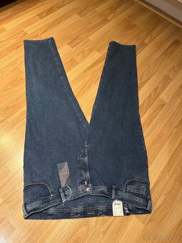 Džíny nove panské pro urostlé muže (pas 2x64-67cm) - 6