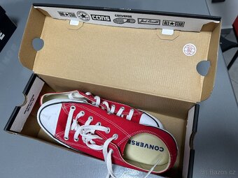 CONVERSE Tenisky - červené  - nové  - 6