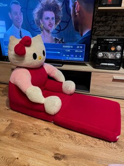 HELLO KITTY ROZKLÁDACÍ DĚTSKÁ SEDAČKA - 6
