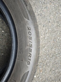 Starší letní gumy Dunlop 205/55 R16 (cena za sadu) - 6