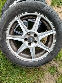 Prodám sadu zimních alu kol 17" – Peugeot 407 (komplet) - 6
