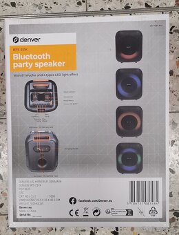 Přenosný reproduktor 400W s mikrofonem - 6