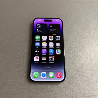 iPhone 14 Pro 256GB deep purple, jako nový, rok záruka - 6