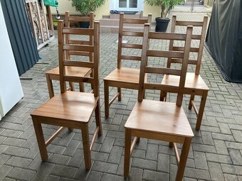 5 x židle IKEA ke kuchyňskému stolu - ANTIK - 6