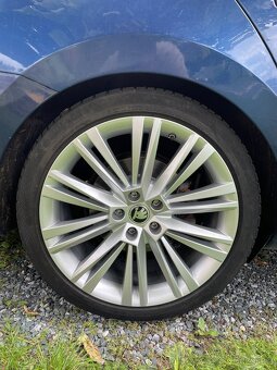 Alu kola Canopus, Škoda Superb 3, 5x112 r19, zimní sada - 6