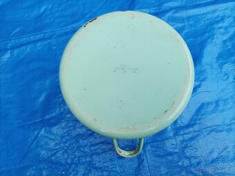 Smaltovaný zelený hrnec, průměr 20 cm - 6