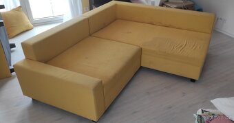 (PRODÁN) Gauč vhodný i ke spaní - flekatý, jinak v pořádku - 6