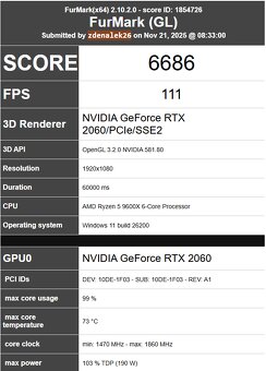 GeForce RTX 2060 GAINWARD Ghost 12GB GDDR6 - 6