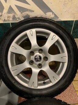 Alu kola Škoda R16 5X112 ZÁNOVNÍ ZIMNÍ PNEU 205/55 R16 DOT23 - 6