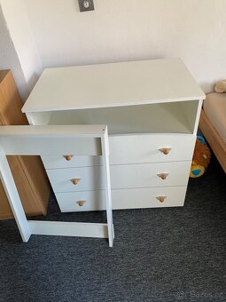 Přebalovací komoda bílá - 6