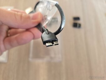 HDD průhledný box 2,5 SATA USB 3 nový + adaptér - 6