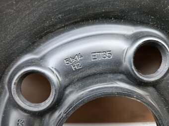 Prodám sadu 4 kol na ŠKODA, VW, SEAT 185/60 R14 82T - 6