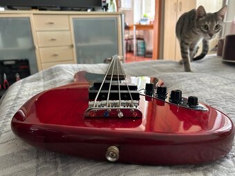 SLEVA Vintage Modified Jaguar Bass Red Special PJ snímače - 6