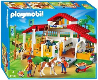 PLAYMOBIL 4190 Velká stáj - 6