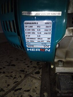 Elektrocentrála benzínová Heron EMG60 AVR - 6