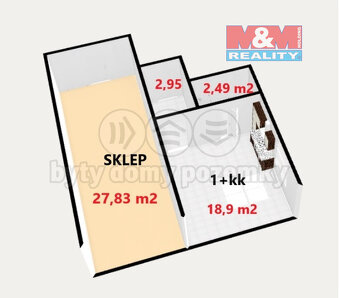 Prodej bytu 1+kk, 51 m², Cheb, ul. Májová - 6