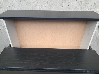 Ikea komoda Malm 4 zásuvky černá - 6