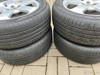 4x alu disky 5x100 R16, letní pneu 70% - 6