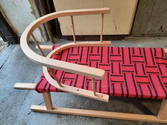 Dřevěné sáně pro 2-3 osoby - 6