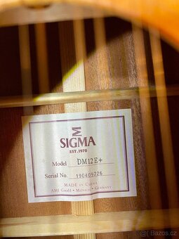 12strunná elektroakustická kytara Sigma DM12E+ - 6