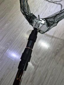 Podběrák na ryby teleskopický skládací nový 186cm - 6