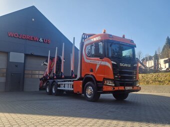 Lesovoz LESOVÚZ Scania V8 R580 do drewna lasu stos kłoda - 6